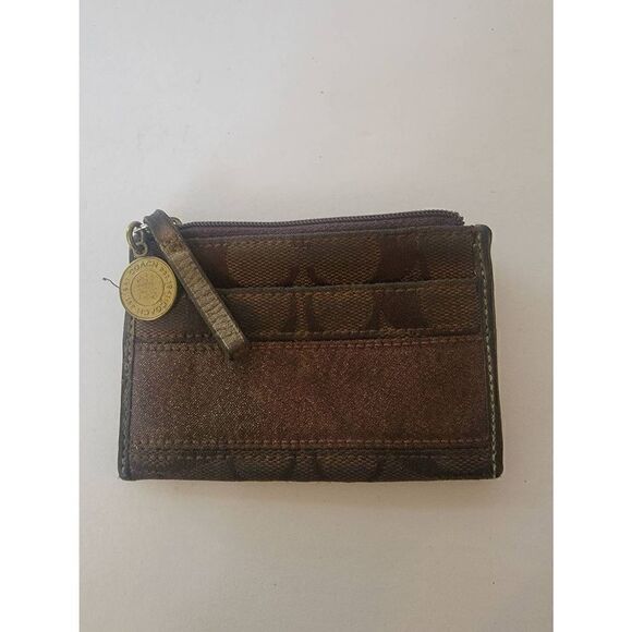 Coach signature change purse wallet - Picture 1 of 6